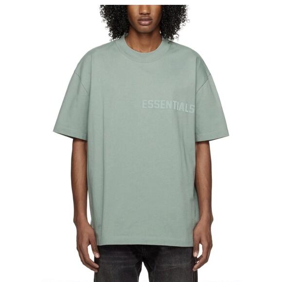NWT Fear of God Essentials Short Sleeve Tee in Sycamore size L - Picture 1 of 7